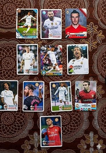 Məhsul: Real Madrid futbolçu kolleksiya kartları dəsti Təsvir: - — 1