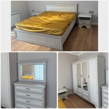 продам кровать двуспальную бу: Endirim ❌❌ ✔️680 man(Novxani). Təcili evden çıxmalıdır‼️. Yataq — 1