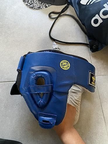 şuadan qoruyan eynək: CİDDİ ALİCİYA ENDİRİM OLAR Adidas boks üçün baş qoruyucusu – mavi rəng — 3