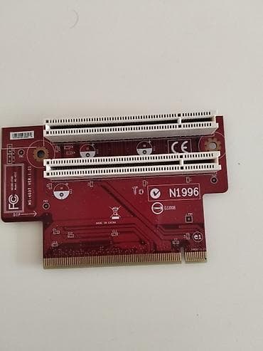 not 8 kabrolari: Məhsul: PCI riser/adaptor kartı – 1 slotu 2 PCI slotuna çevirən — 2