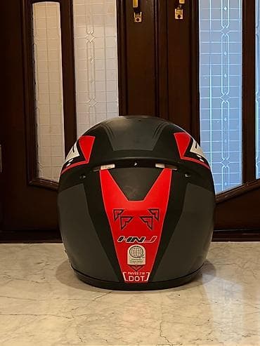 moto ucuz: HNJ tam üzlü motosiklet dəbilqəsi - Korpus: mat qara rəngli — 3