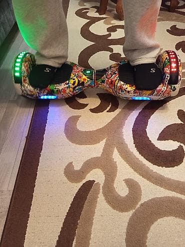 Гироскутеры: Qrafitili naxışlı hoverboard (gyroskuter) - Ölçü: 6.5" təkərlər – — 6