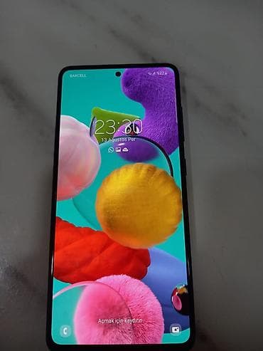 Samsung Galaxy A51, цвет - Черный, Отпечаток пальца — 2