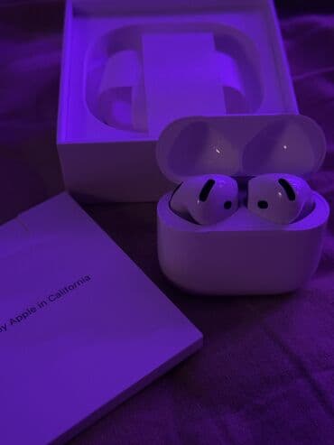 baseus airpods w04: Simsiz (Bluetooth) Qulaqcıqlar, Apple, rəng - Ağ — 2