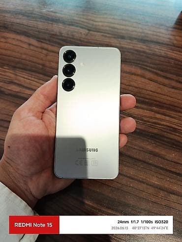 samsung 26: Samsung Galaxy S25, 128 GB, rəng - Boz — 3