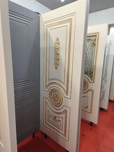 kabin: Klassik dizaynlı interyer qapıları - Material: MDF əsaslı, hamar — 1
