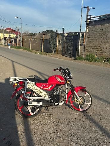 osvar fara: Moped/Motosiklet – MX49, qırmızı rəng Xüsusiyyətlər: - Model: MX49 — 2