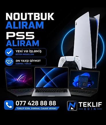 ipad satışı: YUKSEK QIYMETE NOUTBUK ALIRAM YENÍ VE ISLEMIS TEKLIF EDIN — 1