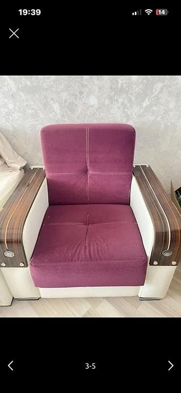 taxta kreslo: İşlənmiş, Kreslo, Parça, Çatdırılma yoxdur — 3