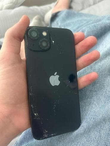 iphone wp: IPhone 13, 128 GB, Qara, Qırıq — 1