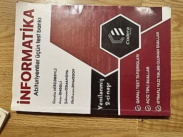 (uzerinde sade karandasla geydler var.) Məhsul: “İnformatika –
