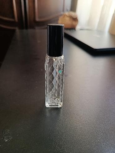 efir ws: Şüşə ətir flakonu – mini ölçü, roll-on tipli - Material: şəffaf şüşə — 1