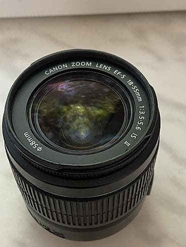 mini pc: Canon EOS 1000D gövdə + Canon EF‑S 18‑55mm f/3.5‑5.6 II linza — 4