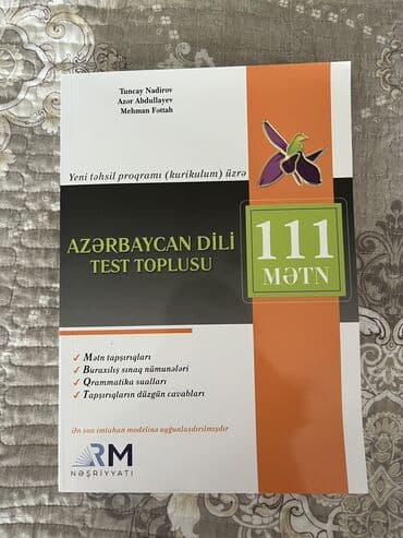 rm edebiyyat pdf: Testlər — 1
