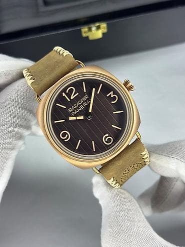 sensor saatlar: Yeni, Qol saatı, Panerai Luminor, rəng - Qızılı — 2