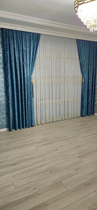 qeşeng şekiller: Qəşəng pərdələr otağa zəriflik qatır. Ağ tül pərdələr işığı yumşaq — 4