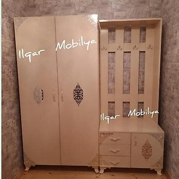 Düz dolab, Dəhliz üçün, Ayaqqabı üçün, Açılan, Quraşdırıla bilən, 2 qapılı