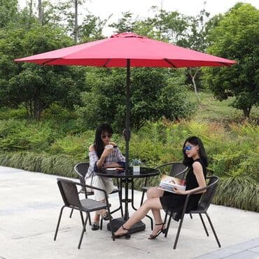 зонтик большой: Bağ zontiki 🔺qalin parca material kuleye davamli 🔺qollari demir — 1