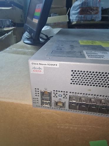 Modemlər və şəbəkə avadanlıqları: Cisco Nexus 9396PX data mərkəzi üçün yüksək performanslı switch. Əsas — 1