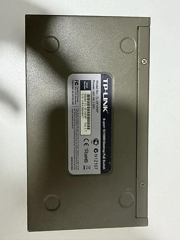 acer komputer: TP-Link TL-SF1008P – 8 portlu 10/100M Desktop PoE Switch Məhsul — 3