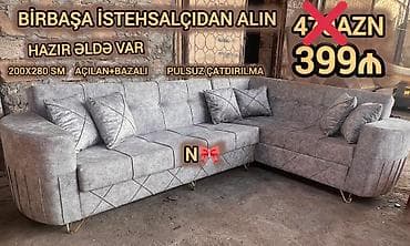 Satılır: *BİRBAŞA İSTEHSALDAN KÜNC DİVAN* Qeyd:*YENİDİR və HAZIR VAR*
