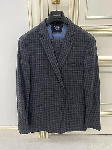 off white prsluk: Pencək, Damalı, Massimo Dutti, XL — 1