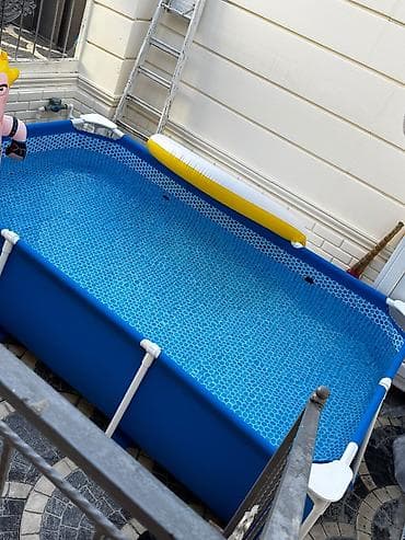 Rectangular Frame Pool – karkaslı hovuz - Ölçülər: 260 x 160 x 65 sm — 1