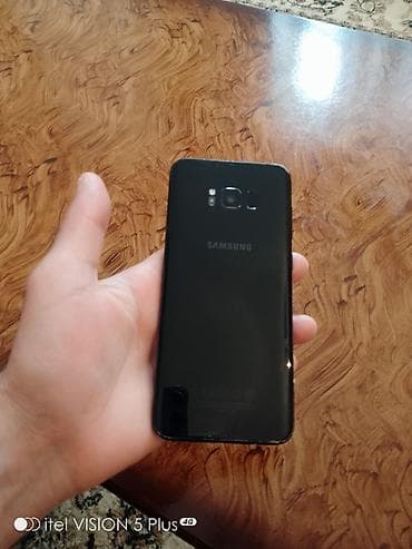 iphone qulaqlıq simli: Samsung Galaxy S8, 64 GB, rəng - Qara, Barmaq izi — 4