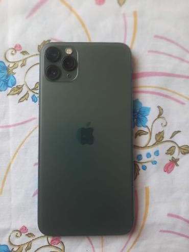 ayfon 11 qiymet: IPhone 11 Pro, 256 GB, Matte Midnight Green, Face ID — 8