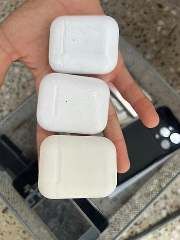 sensor telefon: Məhsul: Apple AirPods şarj qutuları (3 ədəd) Xüsusiyyətlər: - AirPods — 3