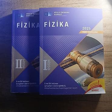 İdman və hobbi: Məhsul: “Fizika 2025 – Test Toplusu” (Dövlət İmtahan Mərkəzi), 2 — 1