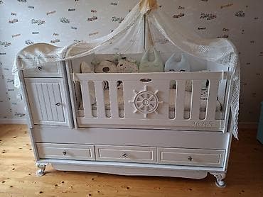 Oğlan üçün, İşlənmiş, Dördbucaq, Beşik, Dəst ilə, Matras ilə — 2