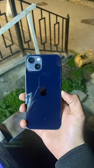 IPhone 13, 128 GB, Mavi, Zəmanət, Simsiz şarj, Face ID