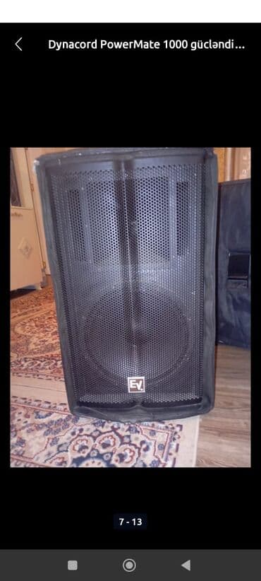 dim listening 1: Dynacord PowerMate 1000 gücləndiricili iki ədəd de mikrofon biri lap — 10