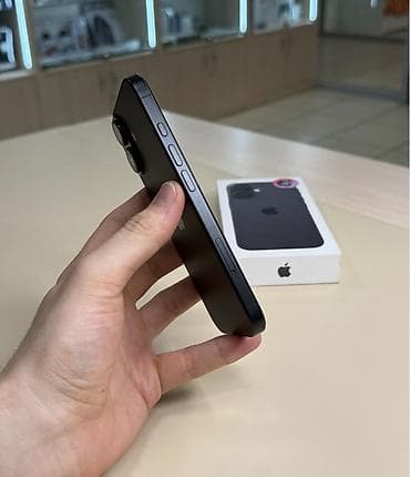 IPhone 16, 128 GB, Black Titanium, Zəmanət, Simsiz şarj, Face ID — 6
