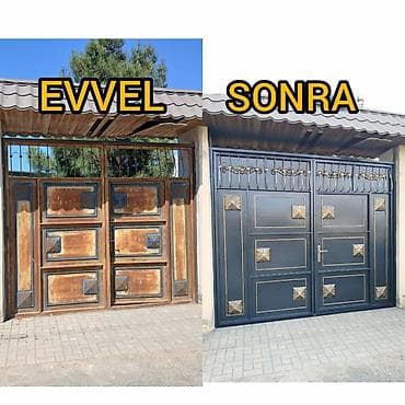 qapi taxda: 🏠 Avtomatik Qapı Qol + Darvazaların Rənglənməsi və Təmiri! 🖌️ — 4