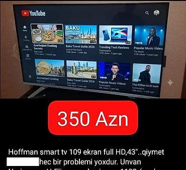 smart aparat: Smart Televizorlar – müxtəlif modellər və ölçülər 1) Zimmer Smart TV — 2