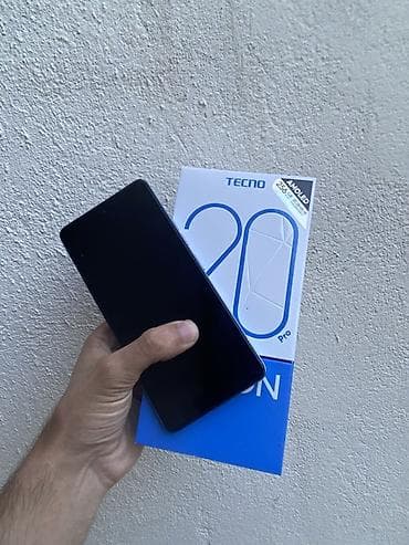 a 51 telefon: Tecno Camon 20 Pro, 256 GB, rəng - Bənövşəyi, Barmaq izi — 2