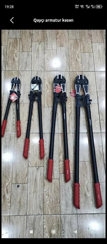 plazma kəsim: Qayçı armatur kəsən – bolt cutter dəsti - Müxtəlif ölçülərdə mexaniki — 1