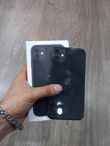 iphone qiymetleri: IPhone 11, 128 GB, Qara, Face ID — 1