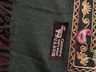 cool paltarlar: Yenidir İslenmiyib - Qış üçün zərif şərf/şal - Material: Cashmere – — 3
