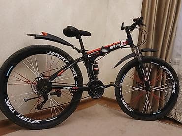 uran velosiped: Sport Time dağ velosipedi - Güclü, yüngül qatlanan (folding) çərçivə — 2