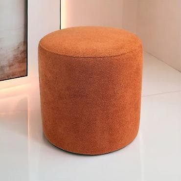 tek stul: Pufik oturacaq, Parça, rəng - Ağ — 6