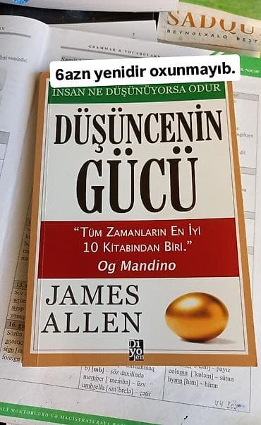 Kitab: “Düşüncənin Gücü” – James Allen Nəşriyyat: Diyojen Dil: Türkçə