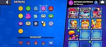qadın kostyum: Məhsul: Brawl Stars hesabı – geniş kostyum kataloqu ilə — 3
