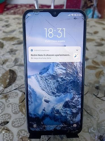aktiv dinamik: Xiaomi 32 GB, rəng - Ağ, 
 Barmaq izi — 2