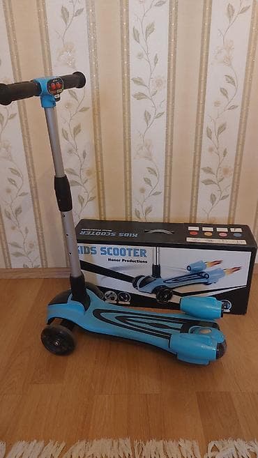 kugoo m4 pro: Uşaq skuterı – Honor Productions Kids Scooter - Rəng: mavi-qara - 3 — 2