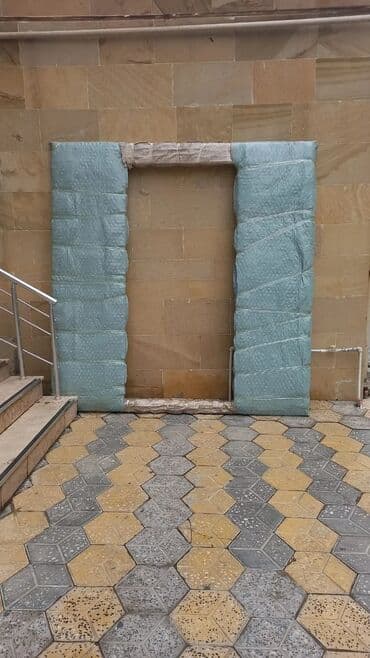 plastik qapılar işlənmiş: İşlənmiş Giriş qapısı 90x230 sm Zəmanətsiz, Ödənişli quraşdırma, Ünvandan götürmə — 8