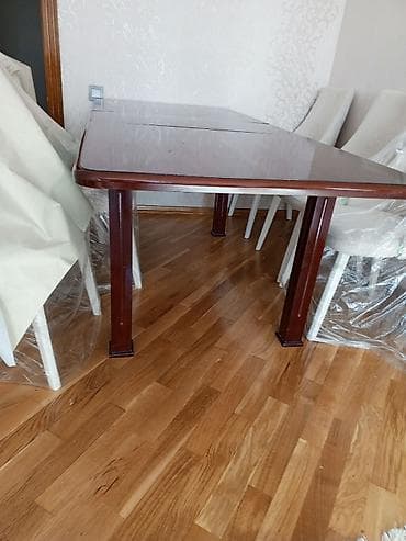 qonaq stulu: Qonaq masası, İşlənmiş, Açılan, MDF, Dördbucaq masa — 3