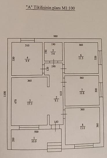 nabranda ev satilir: Buzovna 3 otaqlı, 78 kv. m, Yeni təmirli — 8